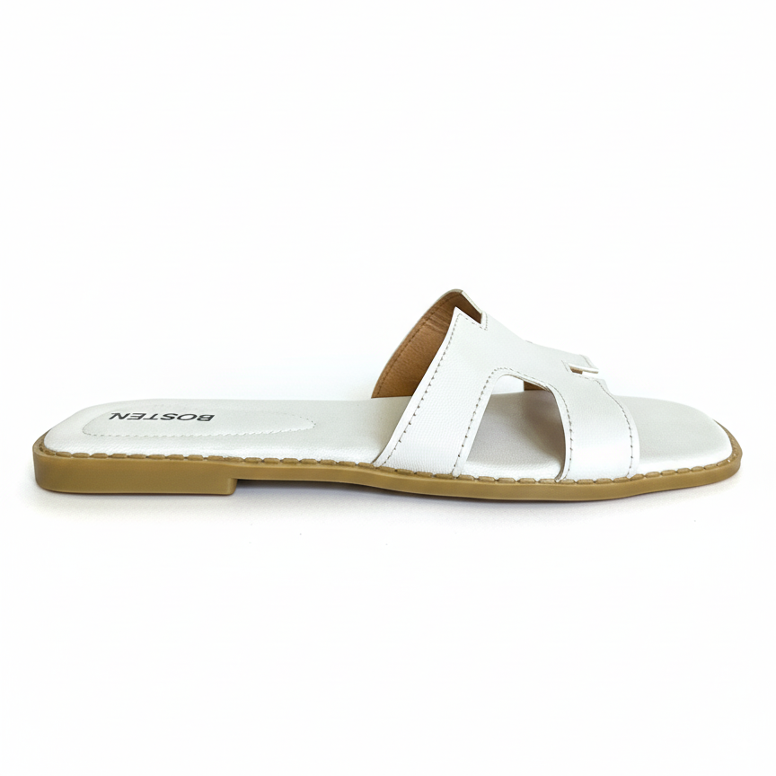 Hermes Sandals White
