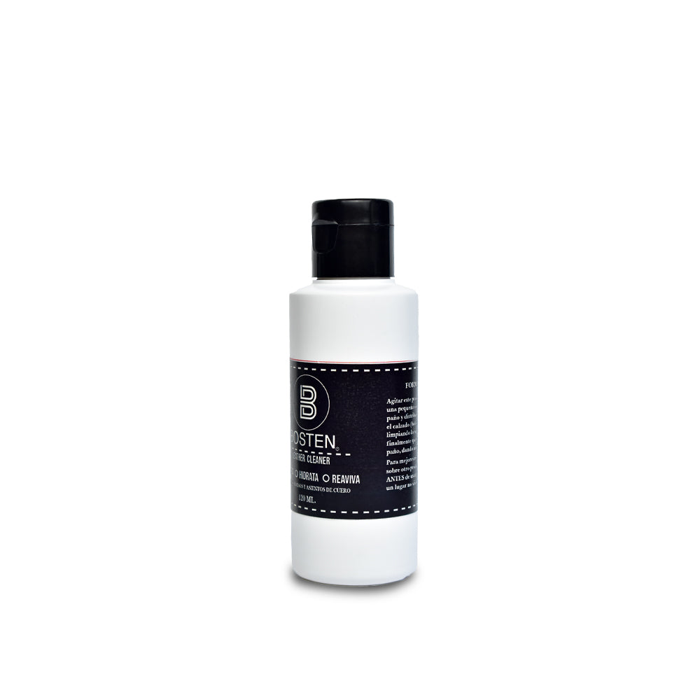 Leather cleaner for shoes, bags and leather seats